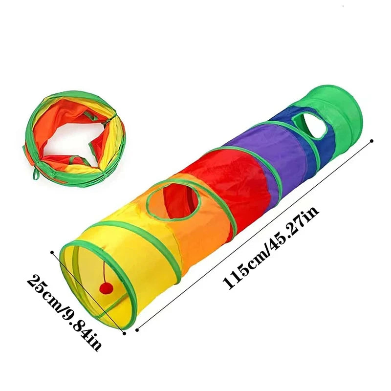 Túnel plegable para gatos