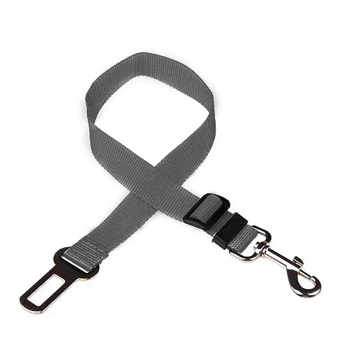 Cinturón de seguridad ajustable para mascotas (gatos y perros) para coche.