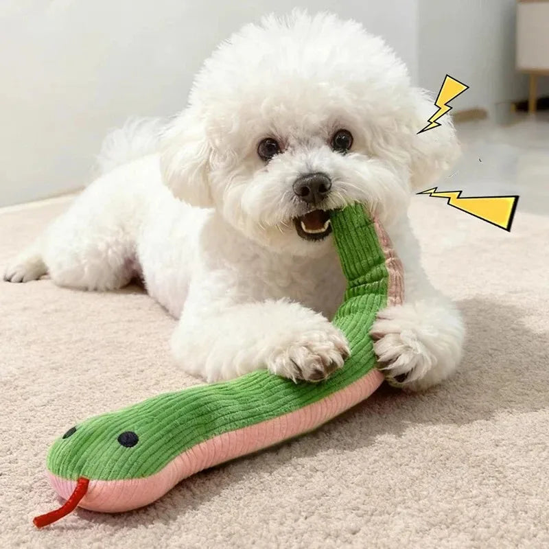 Juguete para perros en forma de serpiente