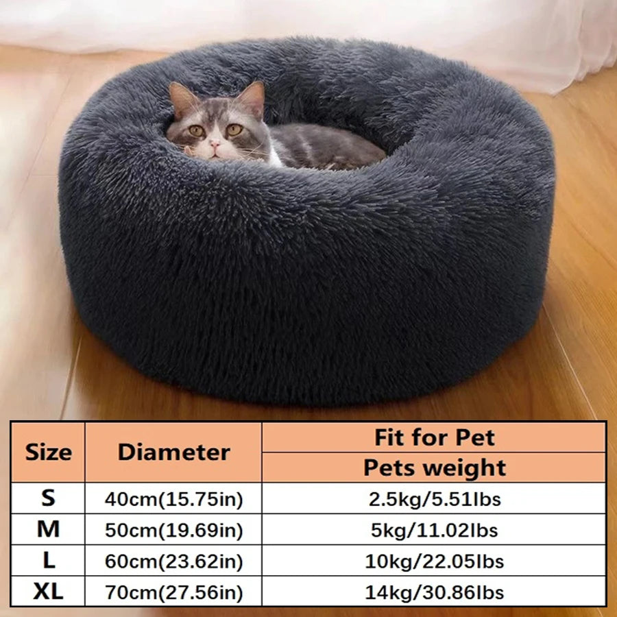 Cama tipo donut para mascotas