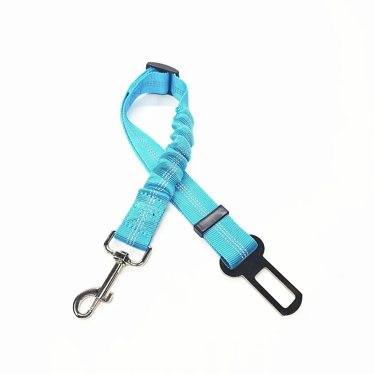 Cinturón de seguridad ajustable para mascotas (gatos y perros) para coche.